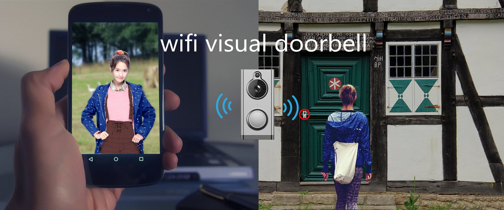 wifi video doorbell wd-608