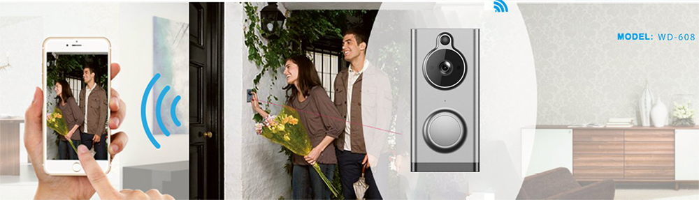 wifi video doorbell wd-608