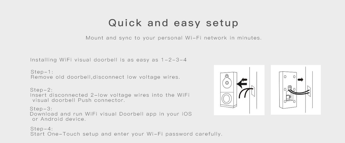 wifi video doorbell wd-609(Special)